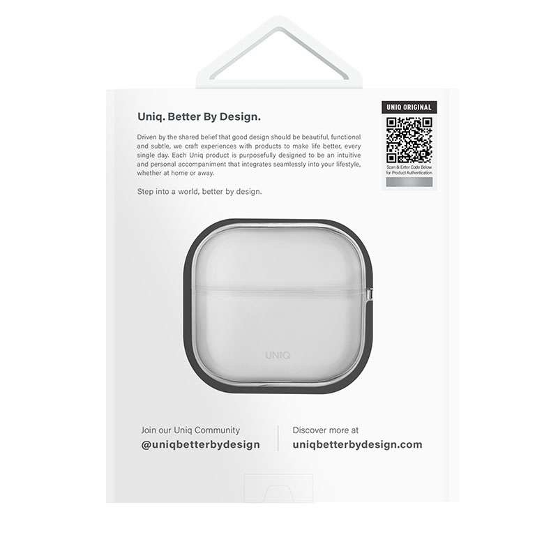 UNIQ Glase AirPods 4th Gen Hang Case – Clear
