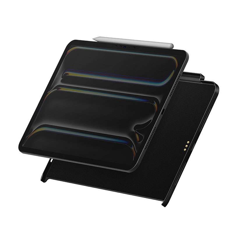 Uniq Axel Snap-Easy Magnetic Stand Case for iPad Pro 11” M4 & iPad Air 11” – Black