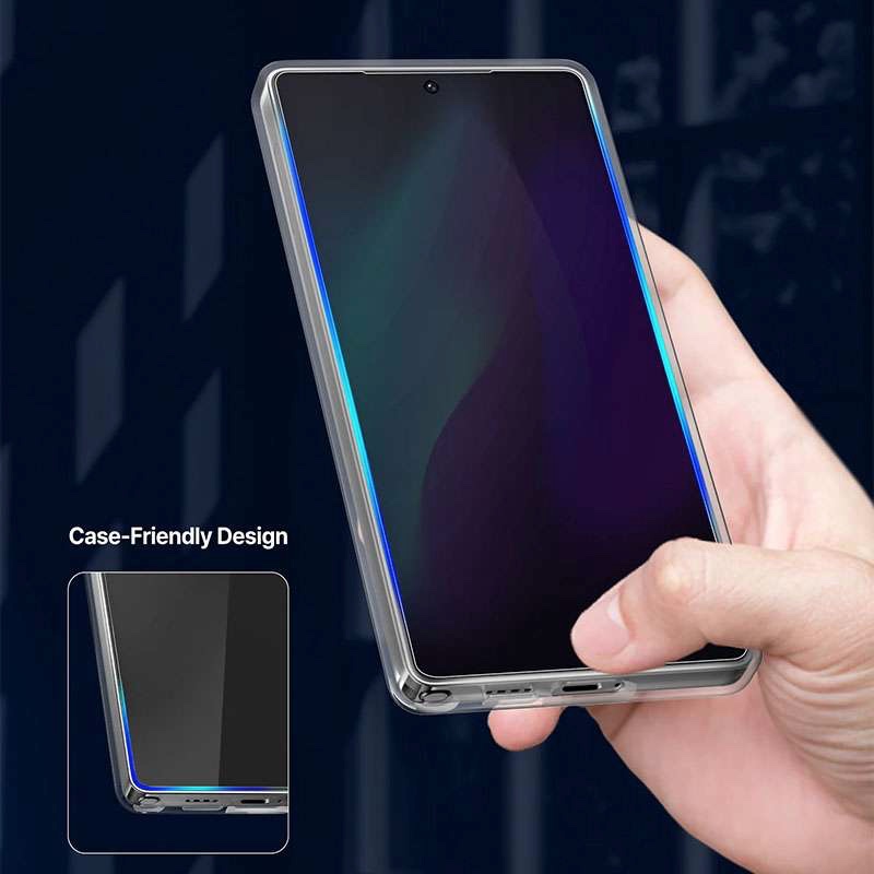 Whitestone [Dome Glass] Tempered Glass Screen Protector Liquid Dispersion Tech For Samsung Galaxy S25 Ultra with UV Kit – 2 Pack