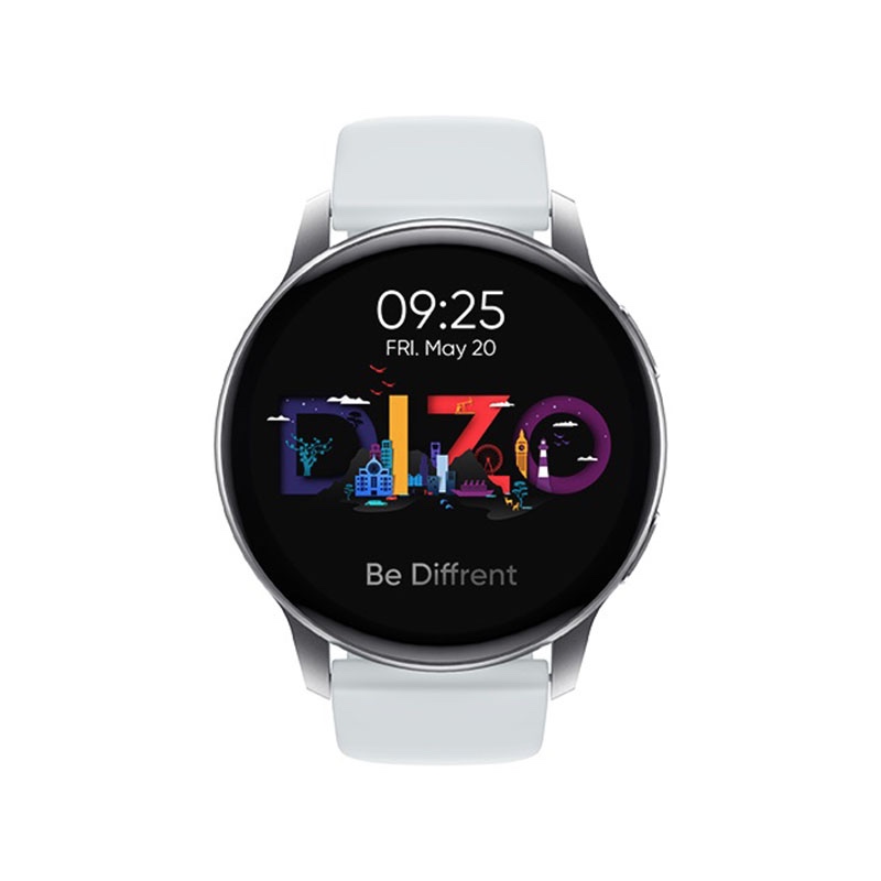 DIZO Watch R AMOLED with 45mm Dial Size (by Realme TechLife) - Silver Grey