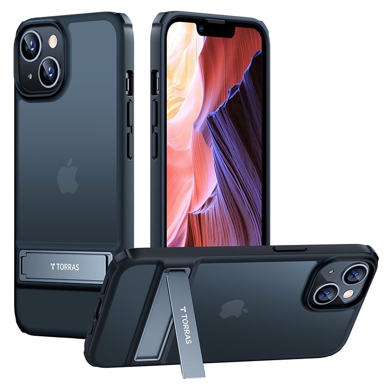 Torras Marsclimber Series Phone Case for iPhone 14 Plus 6.7 inch - Black