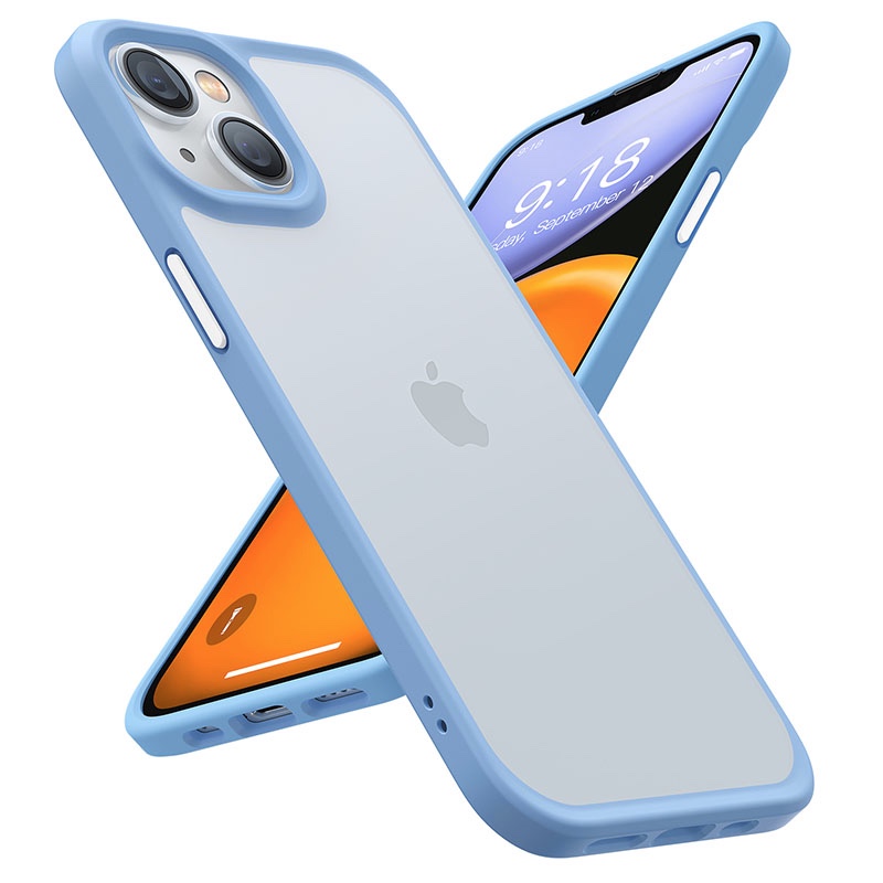 Torras Guardian Series Phone Case for iPhone 14 Plus 6.7 Inch - Light Blue