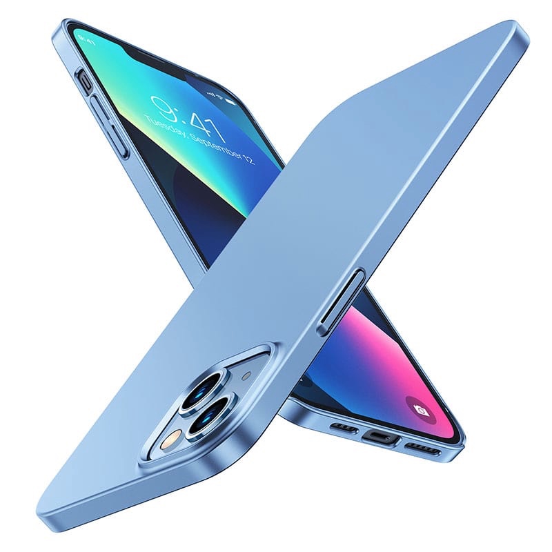 Torras Decency Series Phone Case for iPhone 14 6.1 Inch - Light Blue