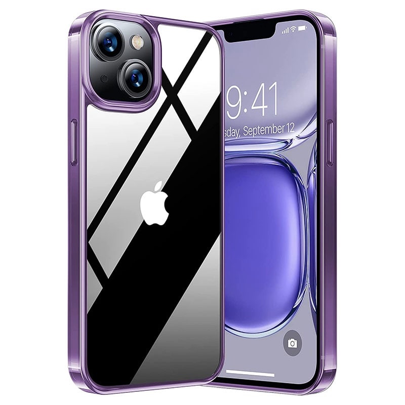 Torras Diamond Series Phone Case for iPhone 14 6.1 Inch - Light Purple