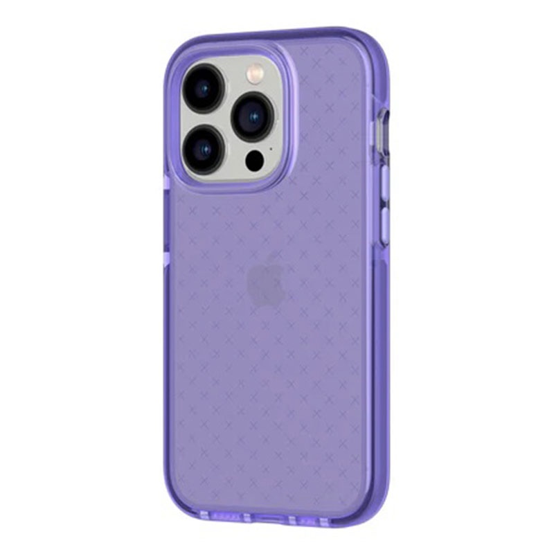 Tech21 EvoCheck Phone Case for iPhone 14 Pro - Wondrous Purple