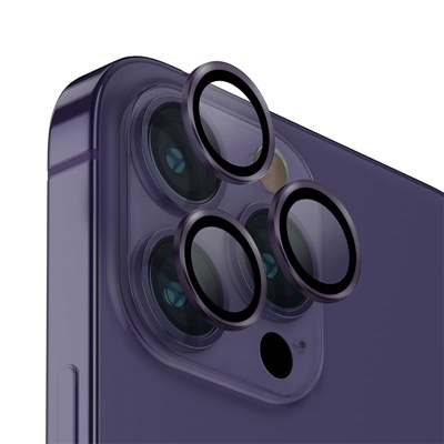 UNIQ OPTIX Camera Lens Protector for iPhone 14 Pro / 14 Pro Max - Fig (Purple)