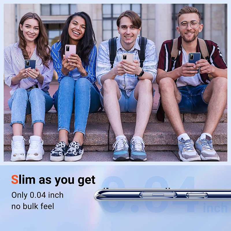 TORRAS Crystal Clear Phone Case for Samsung Galaxy S20 FE 6.5 inch - Crystal Clear (X002YG7ETJ)