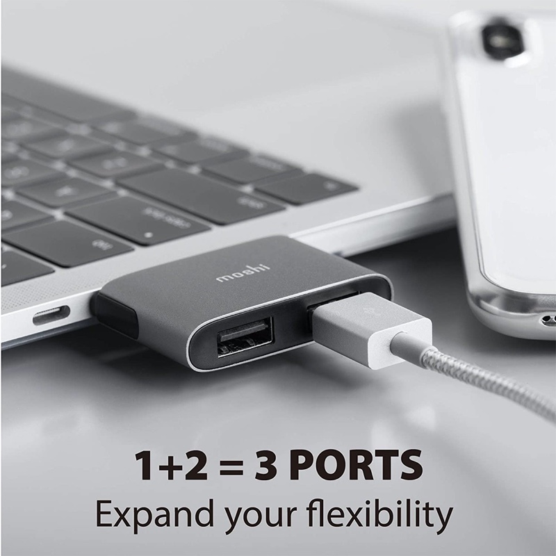 Moshi USB-C to Dual USB-A Adapter - 99MO084214