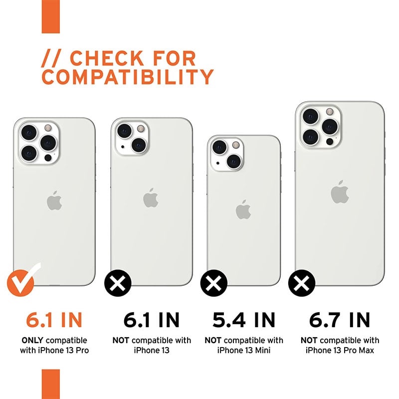 UAG iPhone 13 Pro (6.1) Plyo Phone Case - Ash