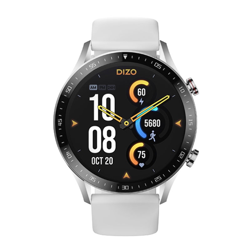 DIZO Watch R Talk Smart Calling Watch with Real Amoled Display (by Realme Techlife) - Silver