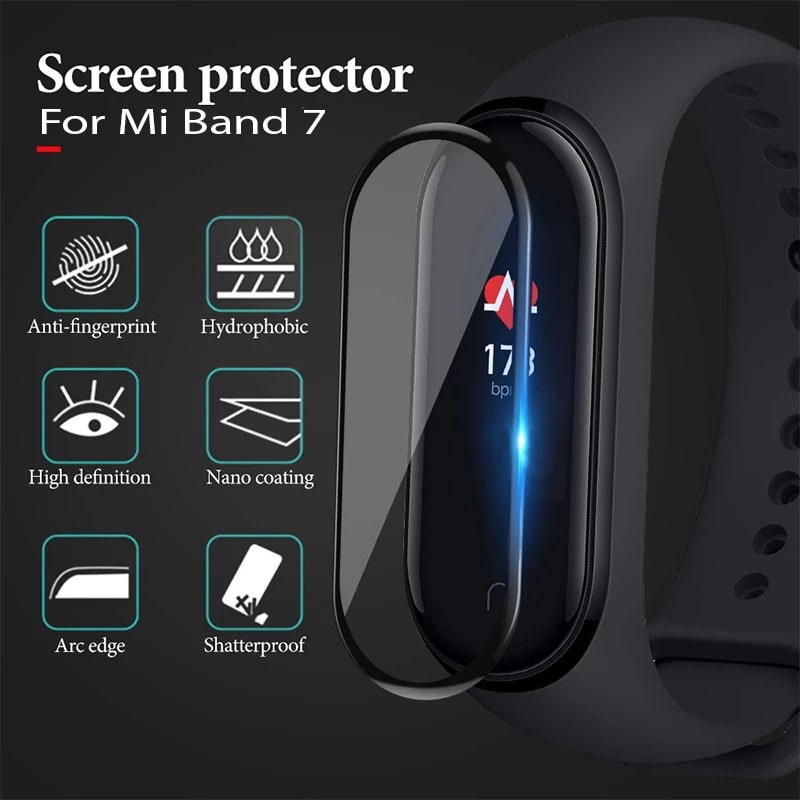 Soft Screen Protection Film for Xiaomi Mi Band 7 - Pack of 2