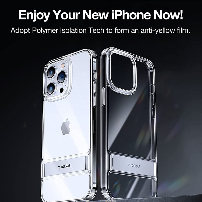 Torras Moon Climber Series Phone Case for iPhone 14 Pro Max 6.7 Inch - Deep Purple - X003BBV7IF