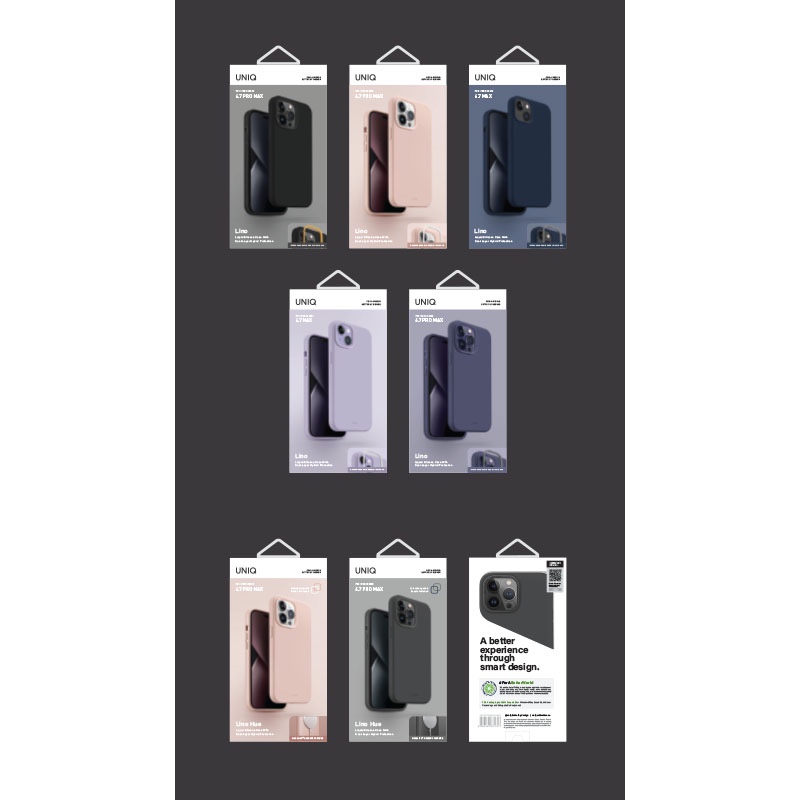 UNIQ Lino Hue Phone Case for iPhone 14 Pro Max with MagClick/Magsafe Charging - Blush (Pink)