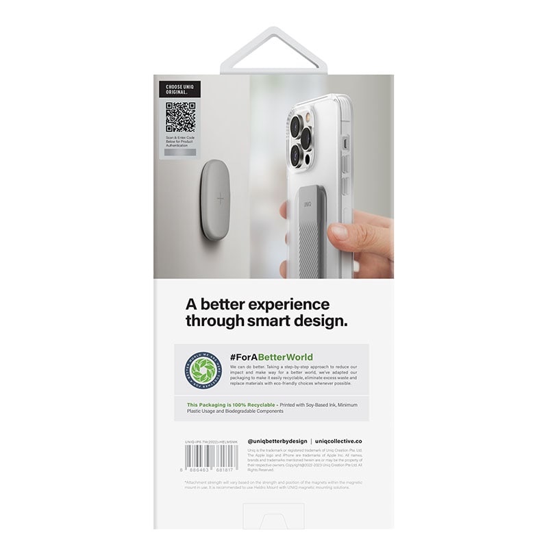 UNIQ Mount Series Phone Case for iPhone 14 Plus - Vapour (Smoke)