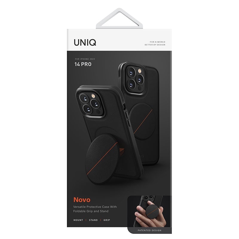 UNIQ NOVO Series Phone Case for iPhone 14 Pro - Midnight (Black)