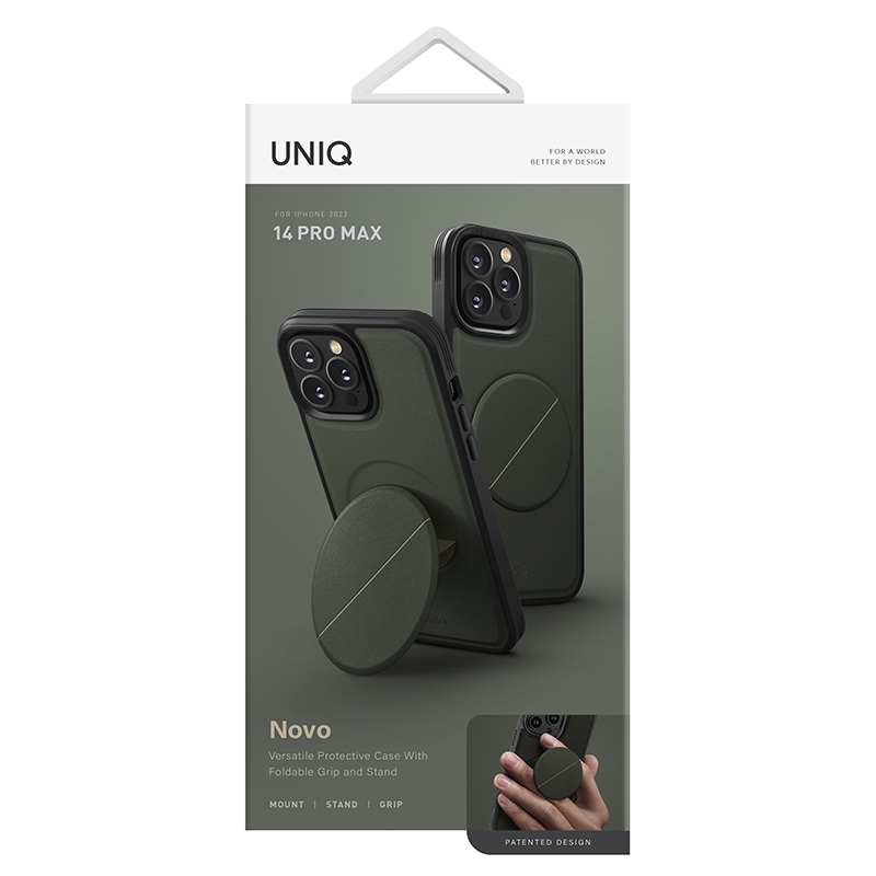 UNIQ NOVO Series Phone Case for iPhone 14 Pro Max - Pine (Green)