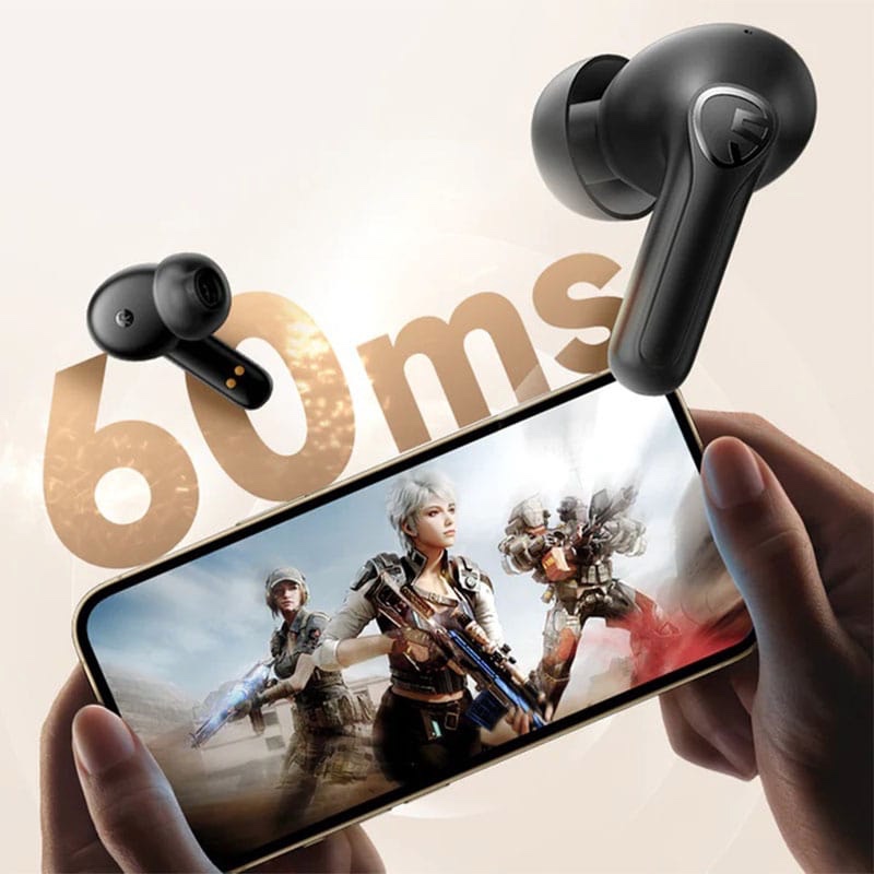 SoundPEATS Life Wireless Earbuds, Active Noise Cancelling Bluetooth 5.2 Headphones, Wireless Earphones with Dual Mic AI ENC