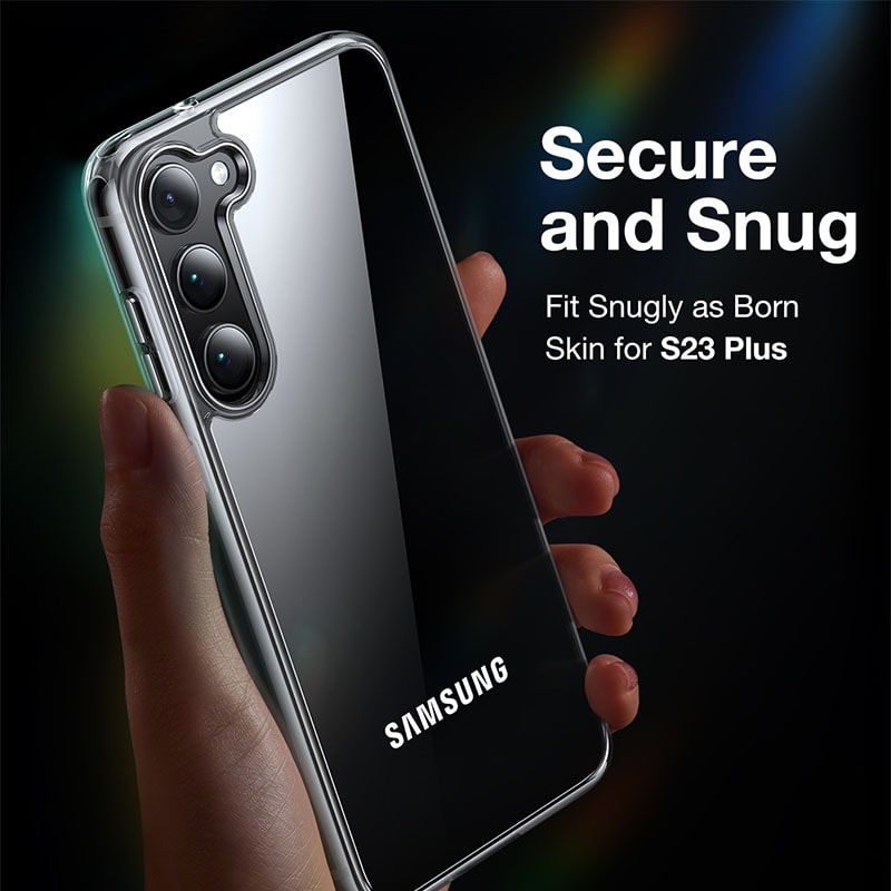 Torras Diamond Series Phone Case for Samsung Galaxy S23 Plus - Clear - X0031JSARV