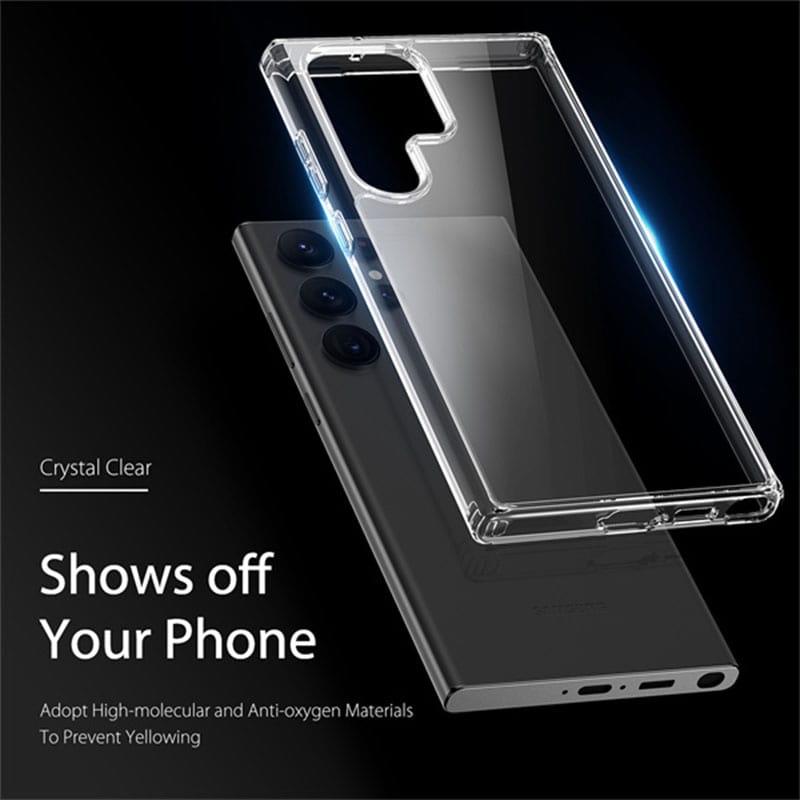 Samsung Galaxy S23 Ultra Clin Series Clear Case - Transparent Clear