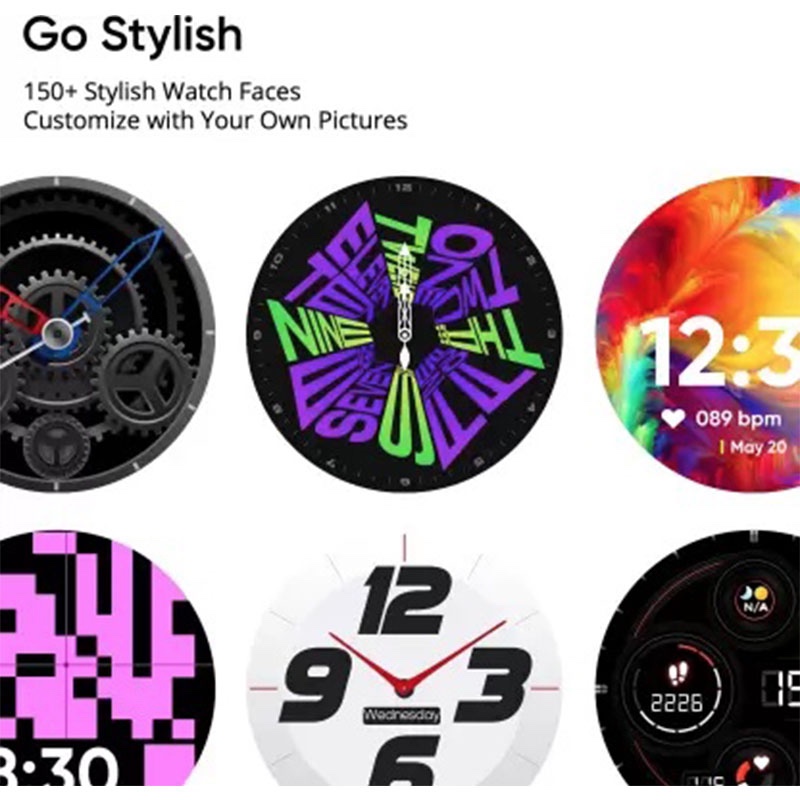 Dizo by Realme Watch R Talk Go Smart Watch - Black