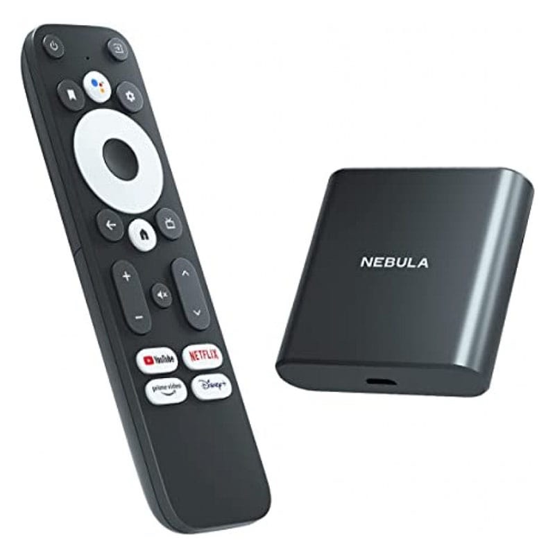 Nebula 4K Streaming Dongle With HDR, Android TV Box, 7000+ Apps, Compatible With Google Assistant And Chromecast with Remote