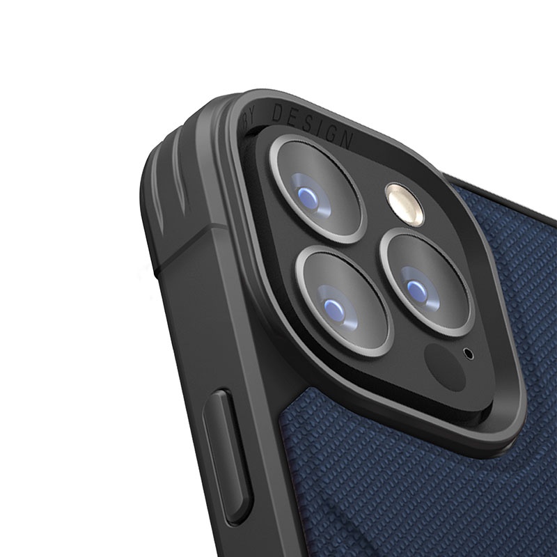 UNIQ Transforma Magclick Magsafe Compatible Phone Case for iPhone 15 Pro Max  - Electric Blue