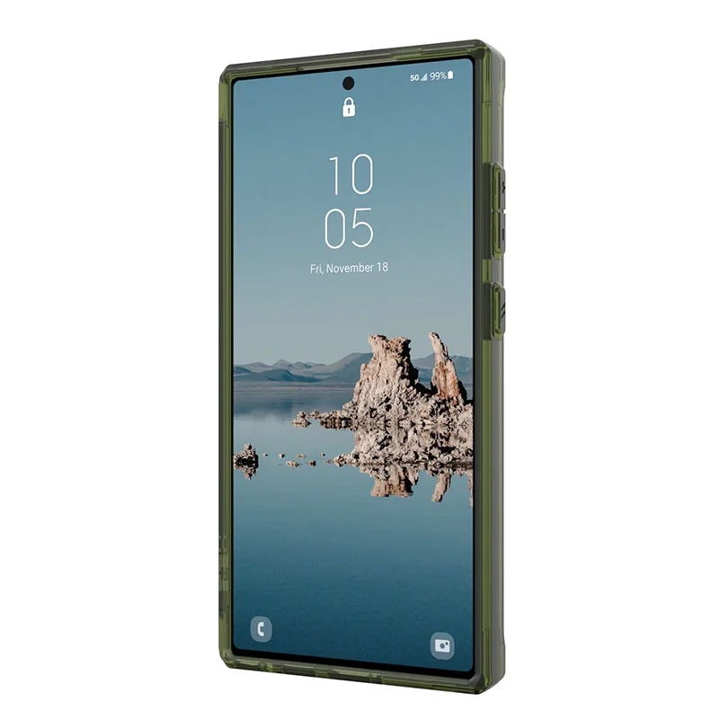 UAG Plyo Pro Phone Case for Samsung Galaxy S24 Ultra – Ice/Olive