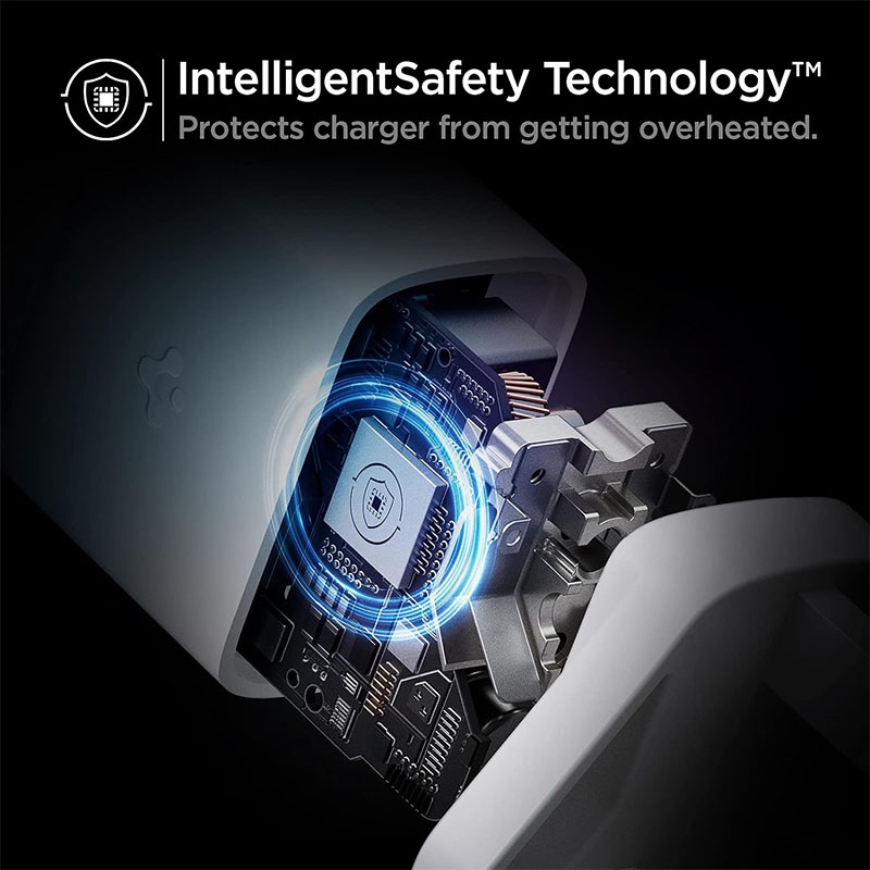 Spigen 20W PD ArcStation USB C 3.0 Fast Charging Wall Charger - White