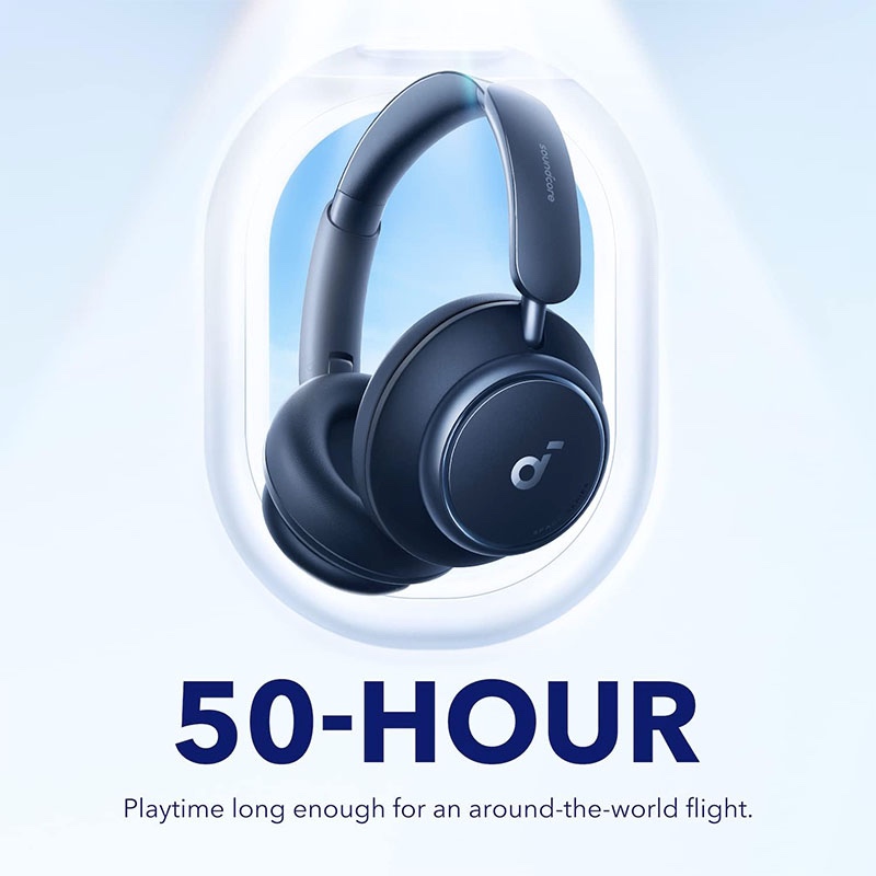 Anker Soundcore Space Q45 Adaptive Active Noise Cancelling Headphones - Blue