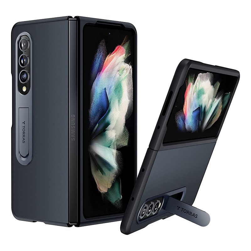 Torras UPRO Matte Series Phone Case for Samsung Galaxy Z Fold 3 – Black