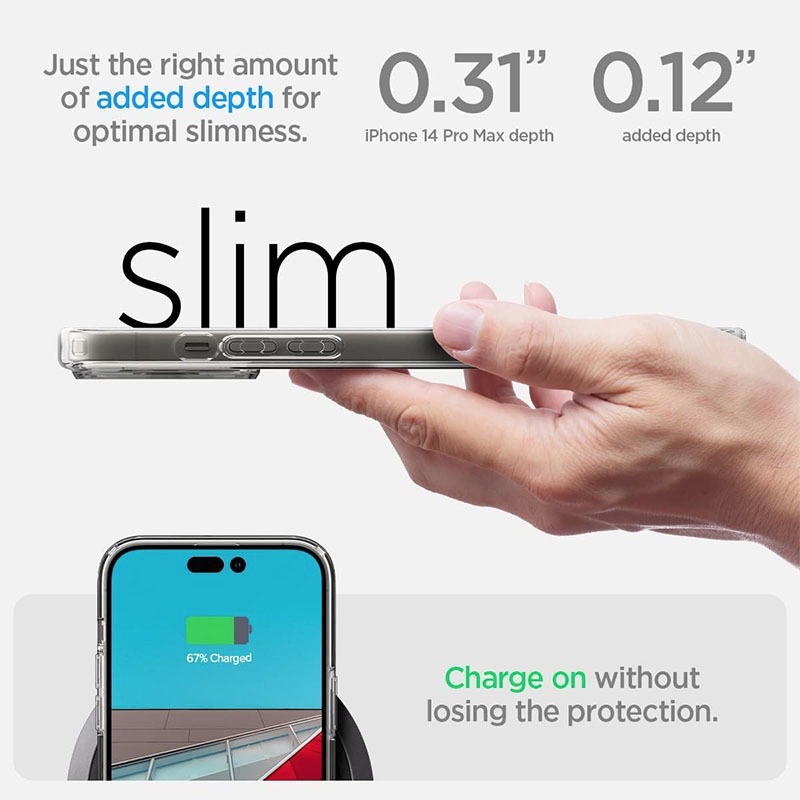 Spigen Ultra Hybrid (MagFit) Phone Case for IPhone 14 Pro Max