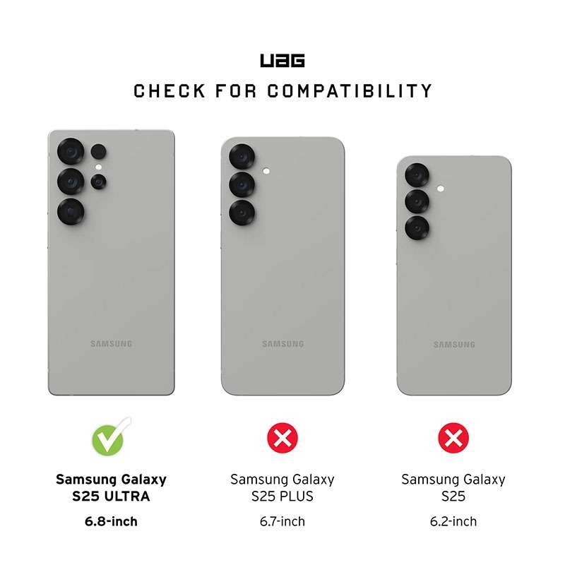 UAG Civilian Magsafe Compatible Phone Case for Samsung Galaxy S25 Ultra – Black