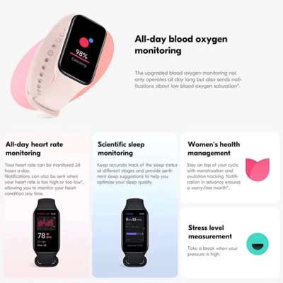 Xiaomi Smart Band 8 Active Fitness Tracker - Global Edition - Pink