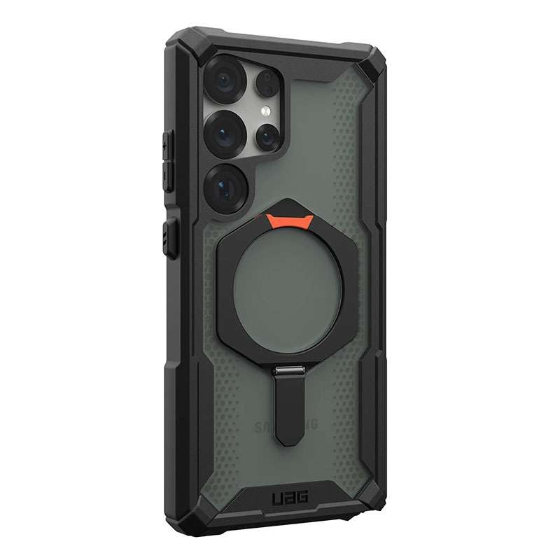 UAG Plasma XTE MagSafe Compatible Phone Case for Samsung Galaxy S25 Ultra - Black/Orange
