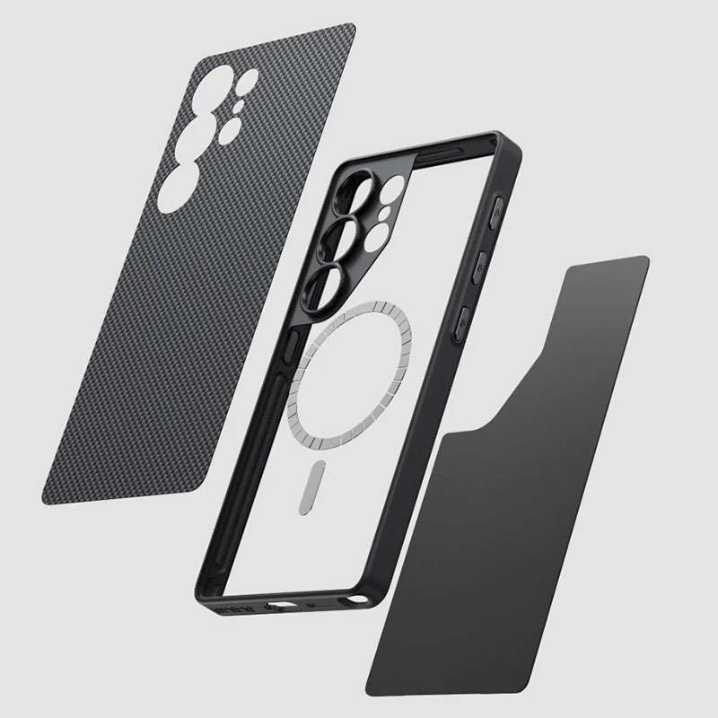 Pitaka PinButton Case for Samsung Galaxy S25 Ultra - Black