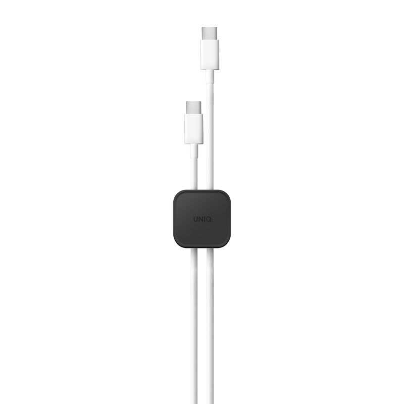 UNIQ Pod Adhesive Cable Organizers 8 in 1 Pack – Charcoal (Grey)