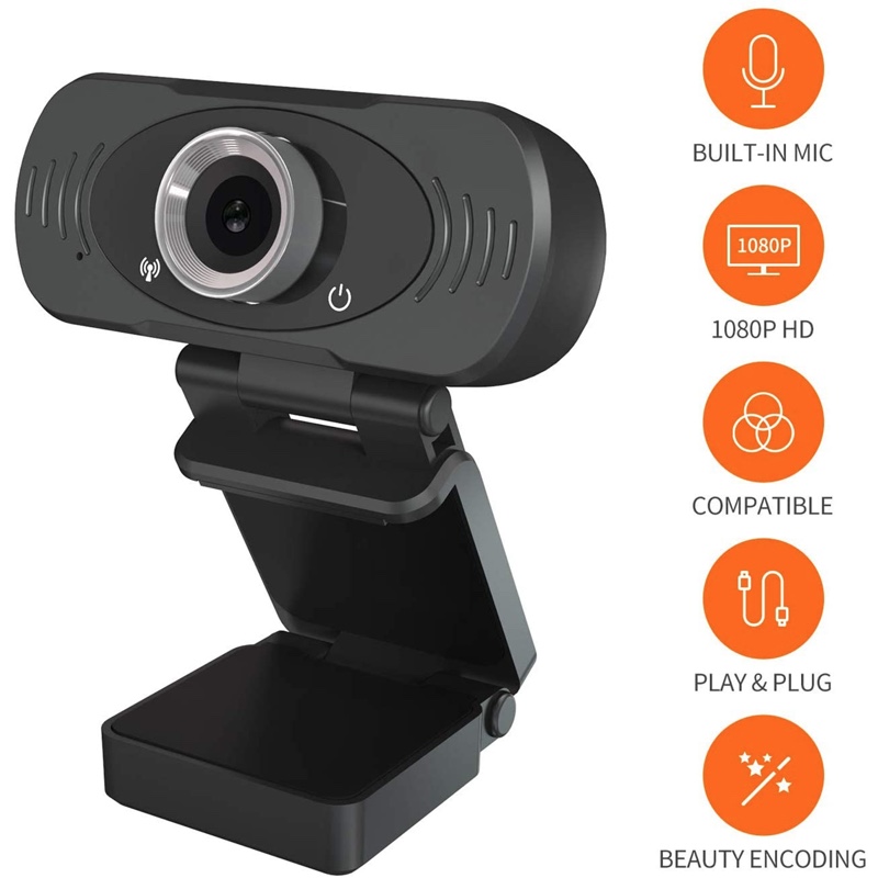 Xiaomi IMILAB 1080P Webcam with Microphone Plug and Play Desktop, Laptop, Smart Tv and Streaming