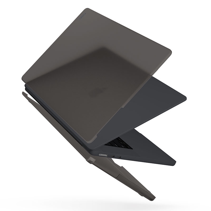 UNIQ Claro Series Case for MacBook Air 15 (2023) – Smoke Matte Grey