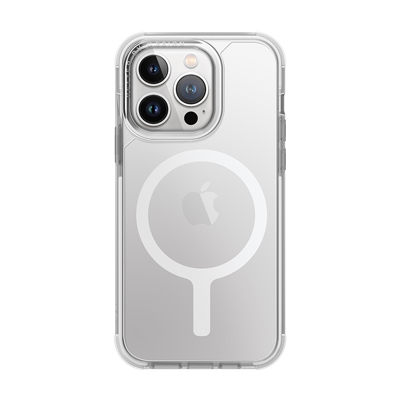 Uniq Combat MagClick MagSafe Charging Compatible Phone Case for iPhone 15 Pro - Blanc (white)