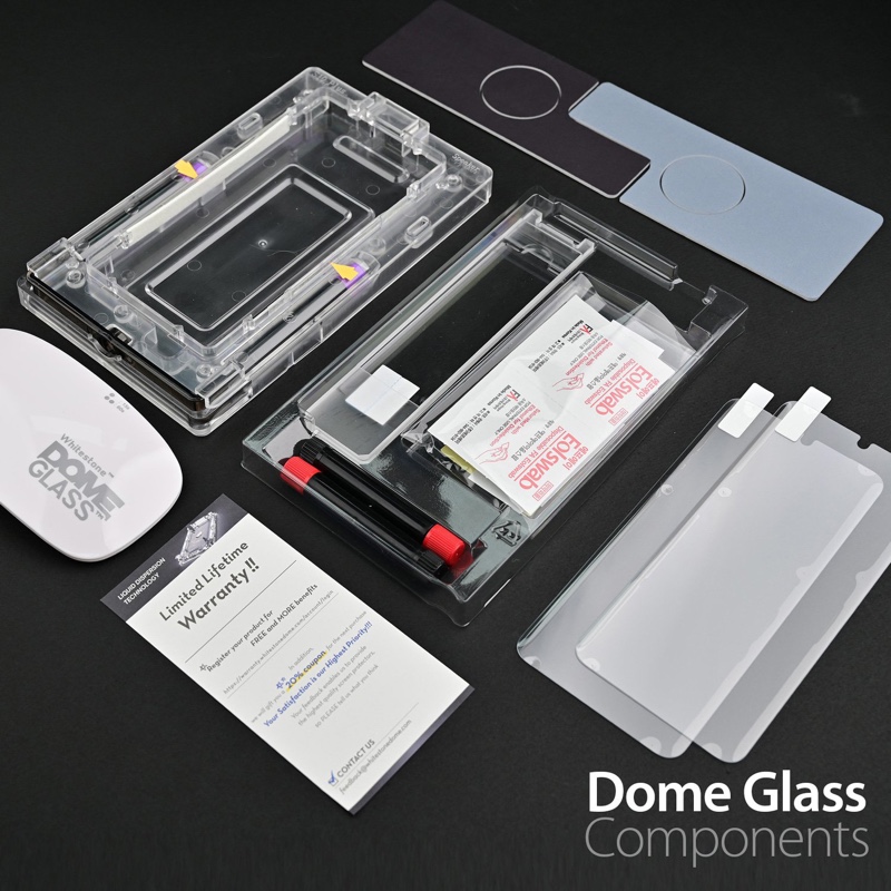 Whitestone [Dome Glass] Galaxy S21 Tempered Glass Screen Protector - 2 Pack