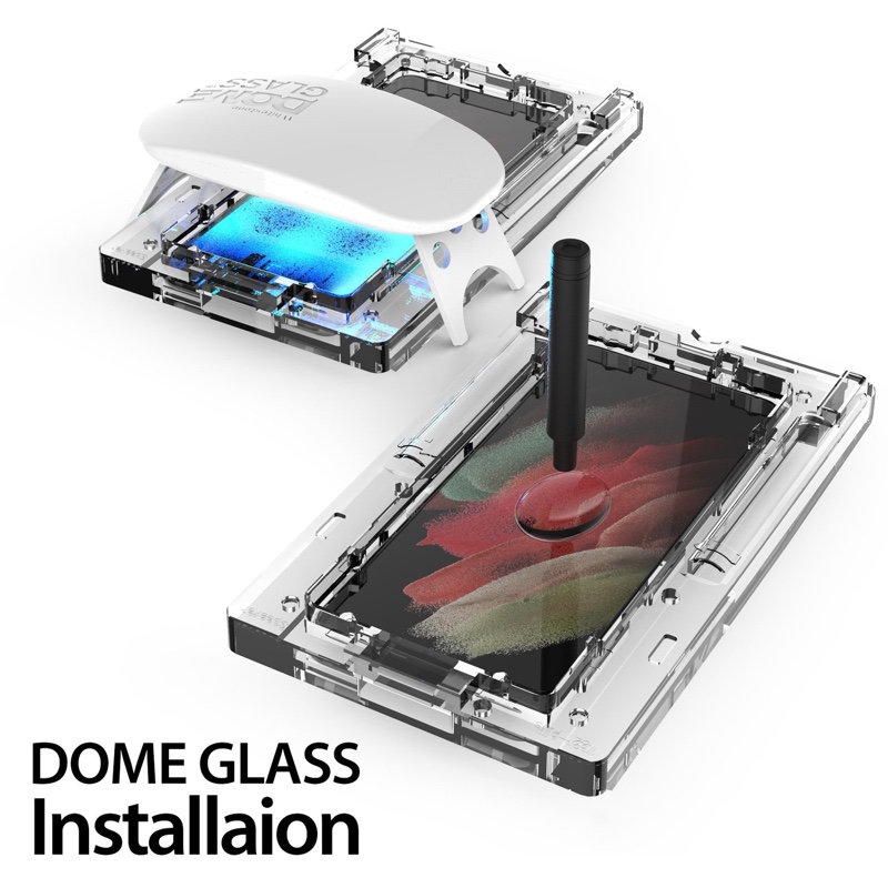 Whitestone [Dome Glass] Galaxy S21 Plus Tempered Glass Screen Protector - Pack of 2