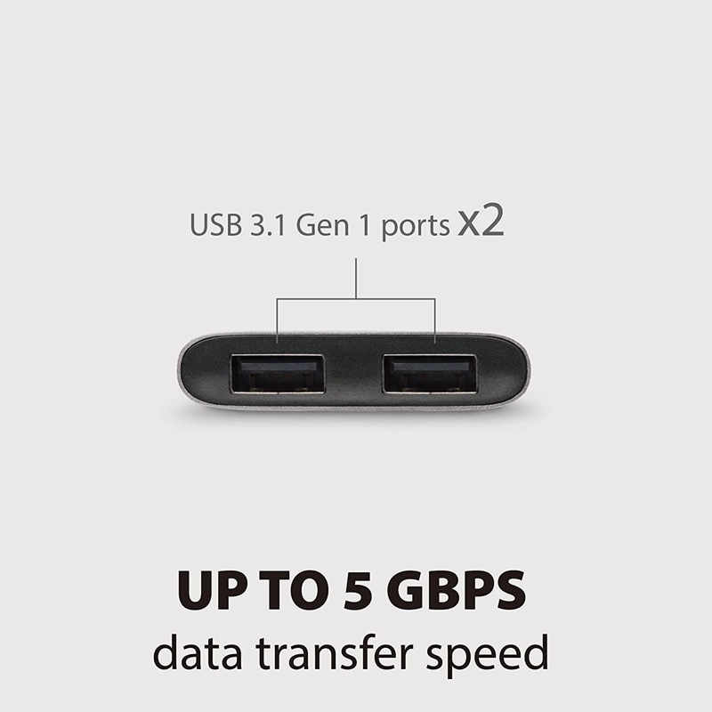 Moshi USB-C to Dual USB-A Adapter - 99MO084214