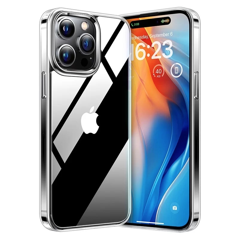 Torras Auqanova Series Phone Case for iPhone 15 Pro Max 6.7? – Clear - X001TABX13