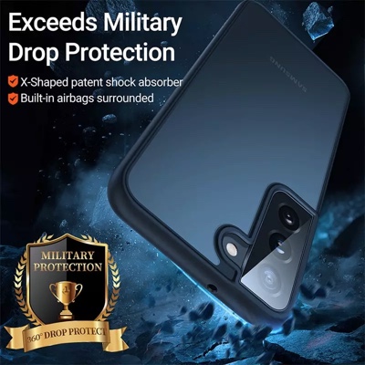 Torras Guardian Series Phone Case For Samsung Galaxy S22 Plus Case - Black