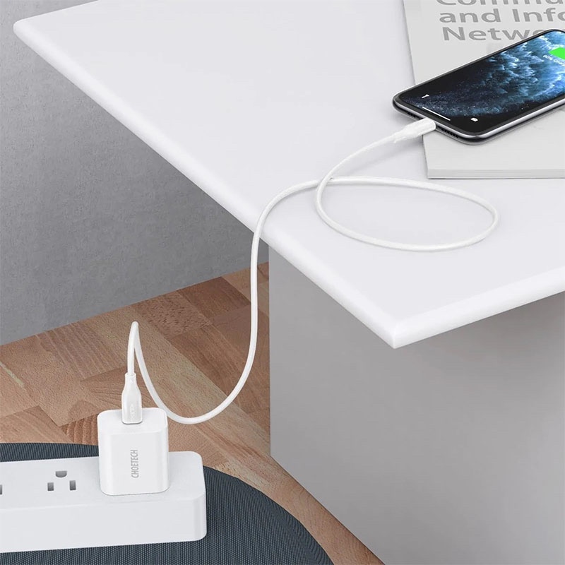 CHOETECH PD 20W Fast Type C Wall Charger - EU- White (Q5004)