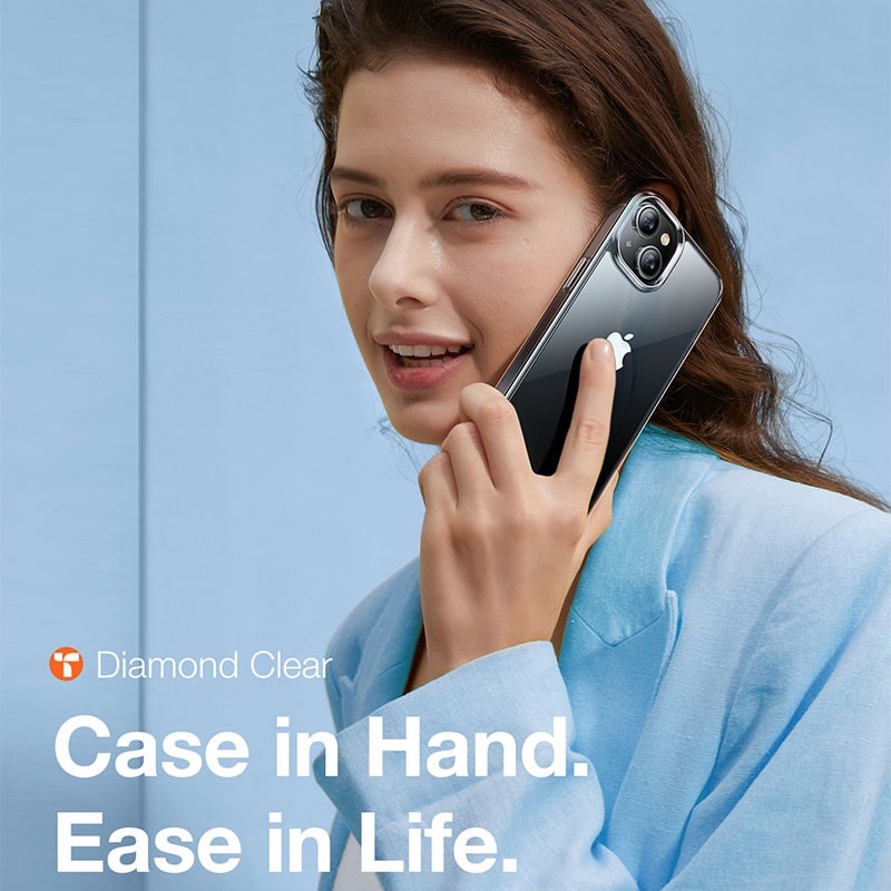 Torras Diamond Series Phone Case for iPhone 14 Plus 6.7 Inch - Clear