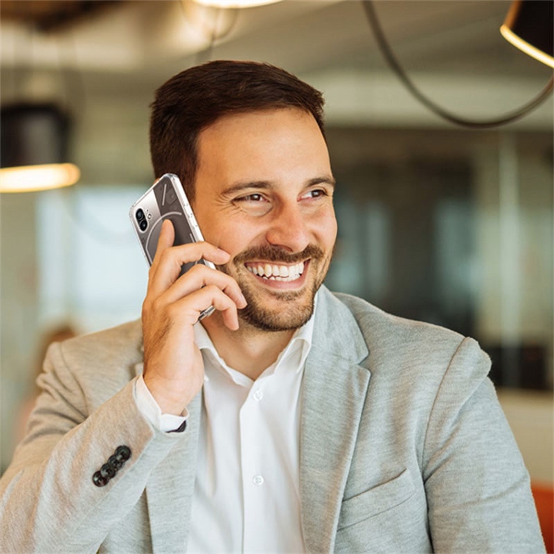 Clin Series Clear Phone Case for Nothing Phone 1 - Clear