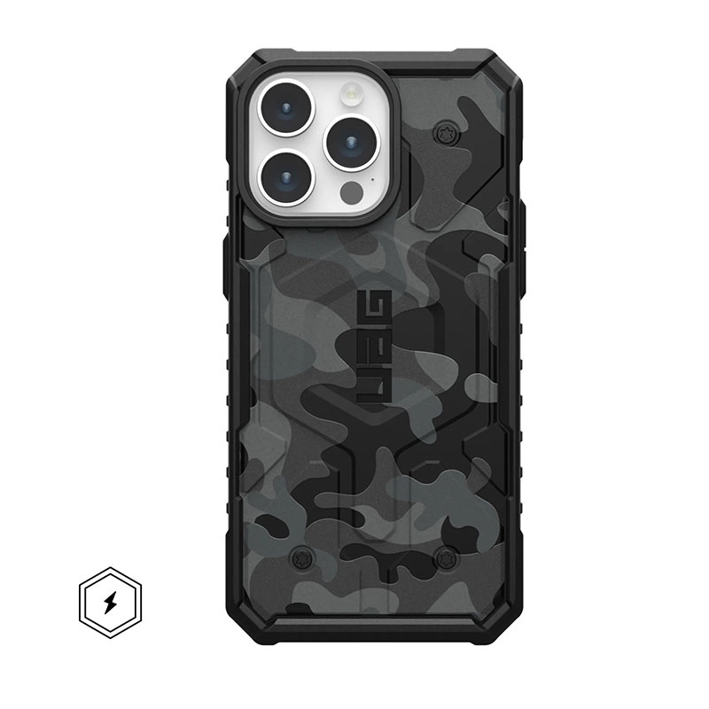 UAG Pathfinder SE Series Phone Case for  iPhone 15 Pro Max - Midnight Camo