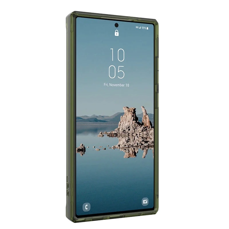 UAG Plyo Pro Phone Case for Samsung Galaxy S24 Ultra – Ice/Olive