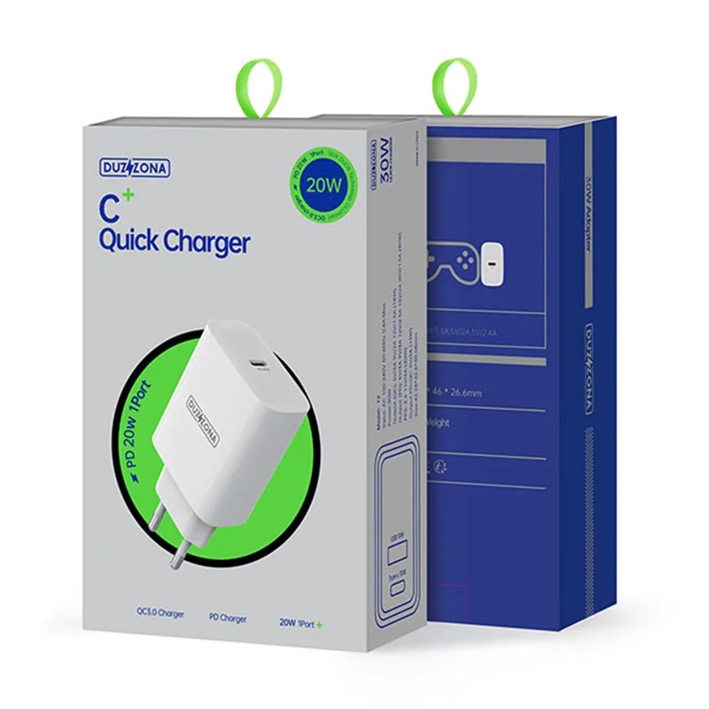 20W PD Fast Charger - T3 - White